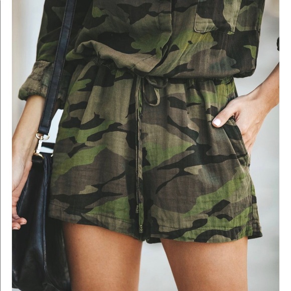 March On Cotton Pocketed Drawstring Romper - Picture 4 of 5